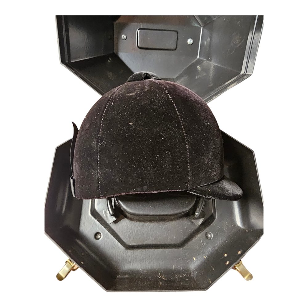 Hunt Cap English Horseback Riding With Case
